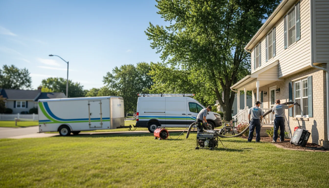 Flooded Basement Restoration And Cleanup With Repair in Harveyville, KS near me